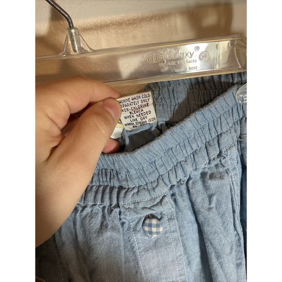 Susan Bristol Women’s 10 Shirt S Skirt Combo Blue Denim Fashion Cottagecore Fine - Picture 11 of 13